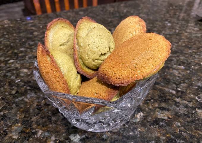 Ternyata begini lho! Bagaimana cara memasak Bumpy French Madeleine matcha /green tea  enak
