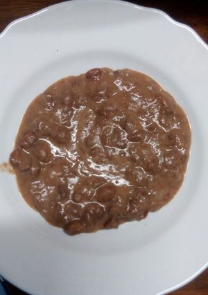 A picture of Coconuty beans.