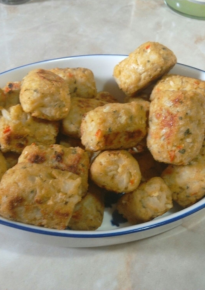 Una foto de Croquetitas de coliflor