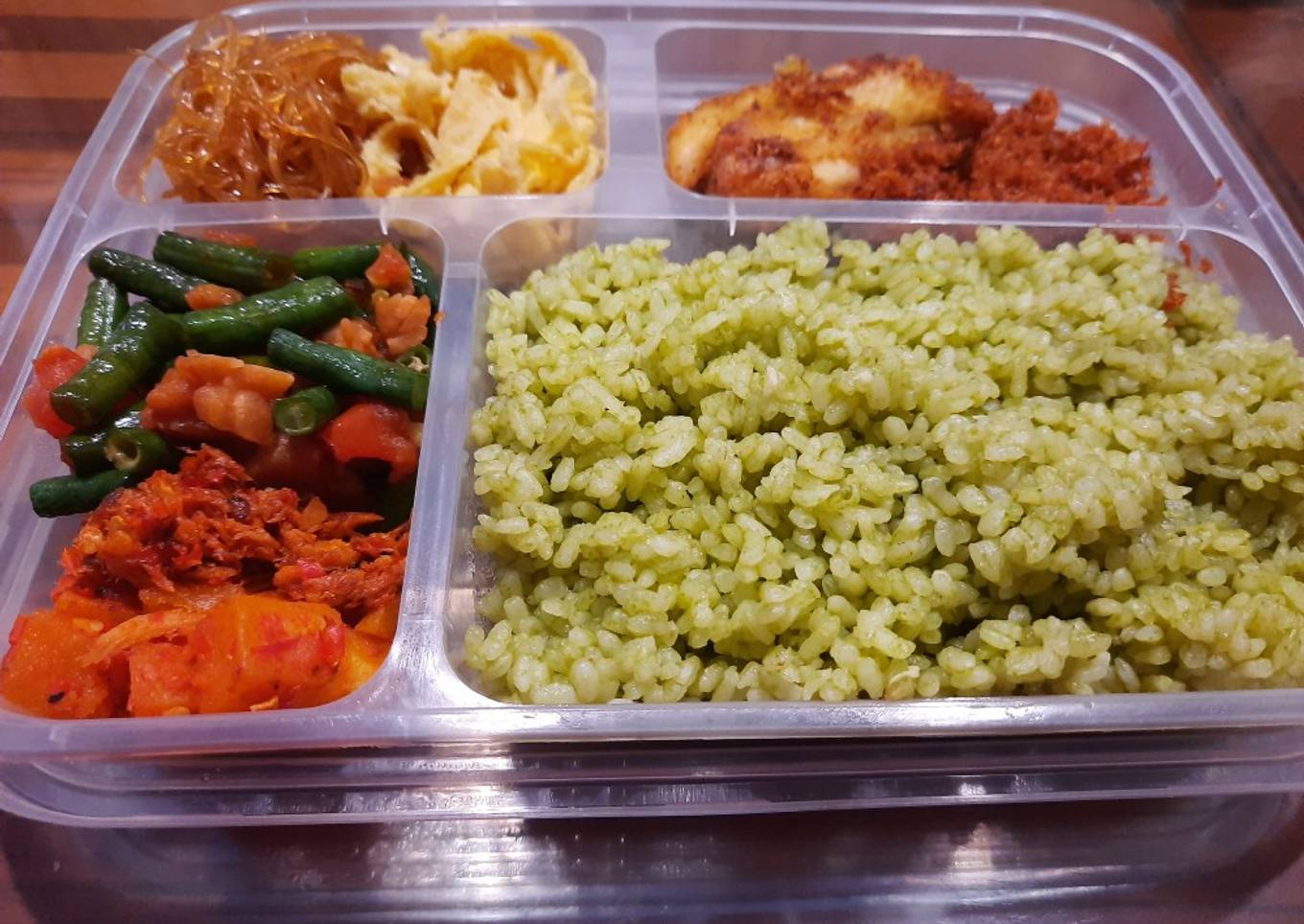 Nasi Hijau Pandan