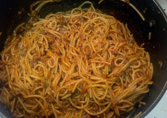 Recipe of Homemade Madsen's spaghetti sauce