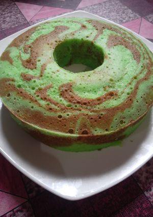 Foto resep Bolu Kukus Pandan Mocca Lembut dan Empuk Irit Bahan