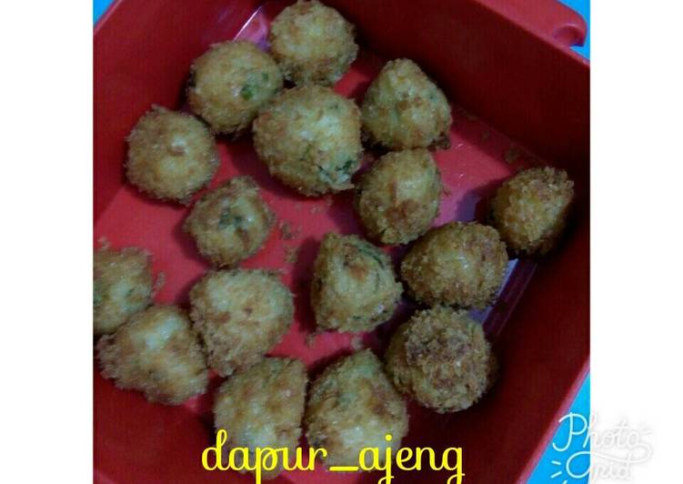 Bola-bola nasi wortel keju