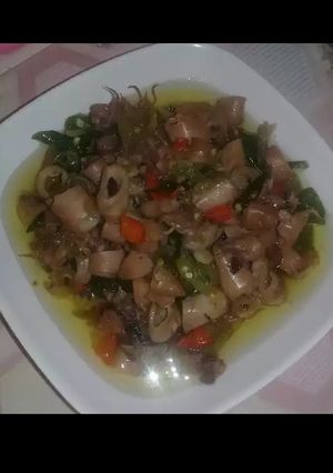Foto resep Cumi asin cabe ijo