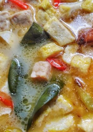 Foto resep Kuah Tumis Santan Tahu Tempe