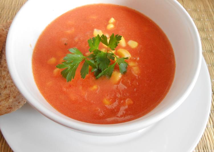 وصفة شوربة الذرة