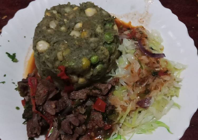 Slow Cooker Recipes for Mukimo steamed cabbage beef