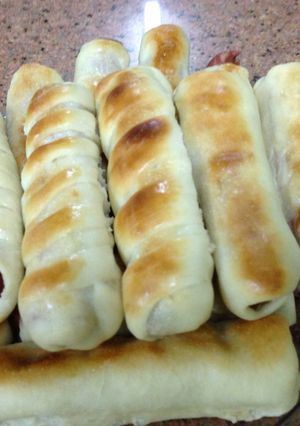 صورة لوصفة طريقة عمل فطائر النقانق