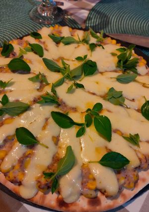 Una foto de Pizza de atún 😋