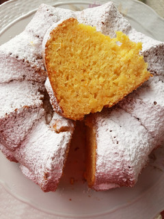 Una foto de Torta de mandarina fácil