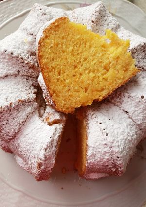 Una foto de Torta de mandarina fácil