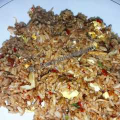 A picture of Nasi Goreng Pedas ala Ranjul.
