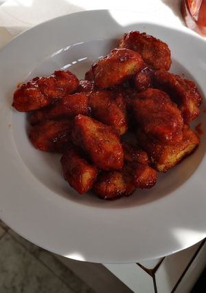 Una foto de Pollo en salsa barbacoa