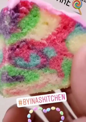 Foto resep Rainbow Steam Cake