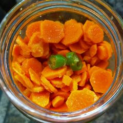 Raw Turmeric Pickle A picture of Raw Turmeric Pickle.