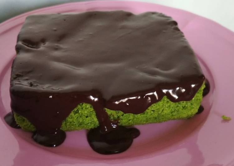 Resep masakan Bolu bayam tepung beras | Langkah Membuat Bolu bayam tepung beras Yang Enak dan Simpel