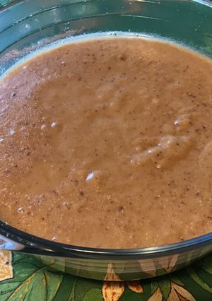 Une photo de Compote de prunes aux amandes et sucre punjabi