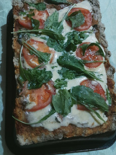 Una foto de Masa de pizza integral sin levadura / polvo para hornear