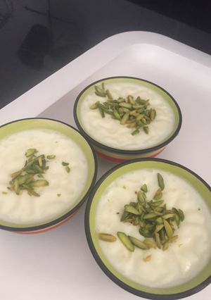 صورة لوصفة رز باللبن