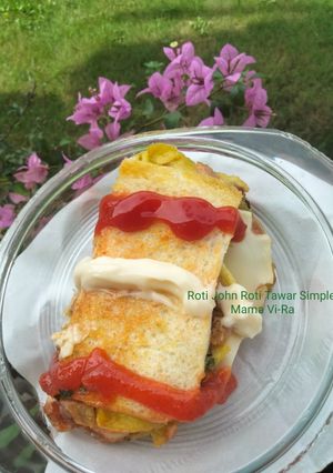 Foto resep Roti John Roti Tawar simple