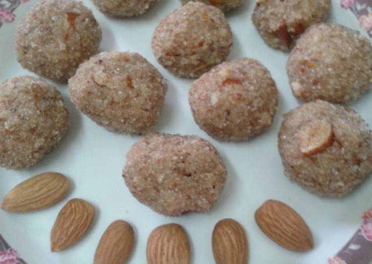 Suji coconut badam pinni