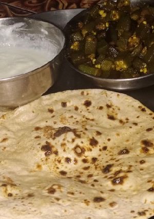 A picture of Dahi masala bhindi.