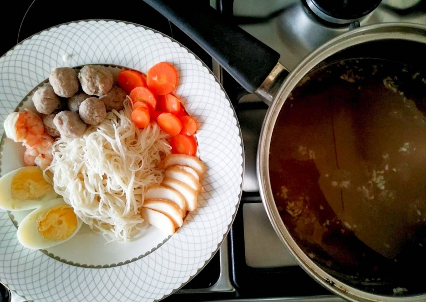 Misoa Soup kuah kaldu ayam & udang fav my picky eater