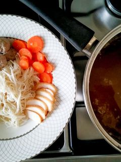 Foto resep Misoa Soup kuah kaldu ayam & udang fav my picky eater