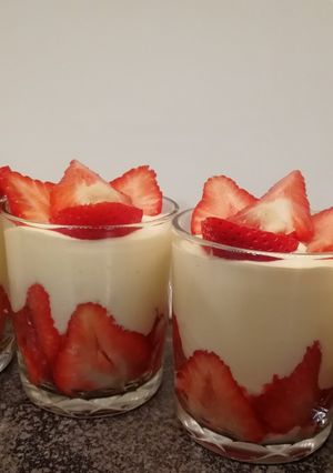 Une photo de Fraises au mascarpone