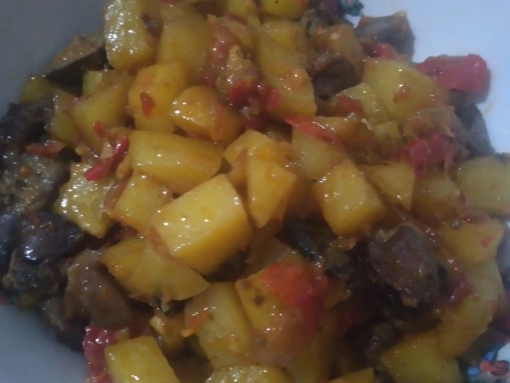 Cara Sederhana Menyiapkan Resep  Sambel Goreng Ati Ampela Ayam yang Menggugah Selera, Enak