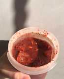 Salsita tipo chamoy natural