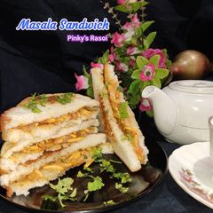 A picture of Masala potato Sandwich.