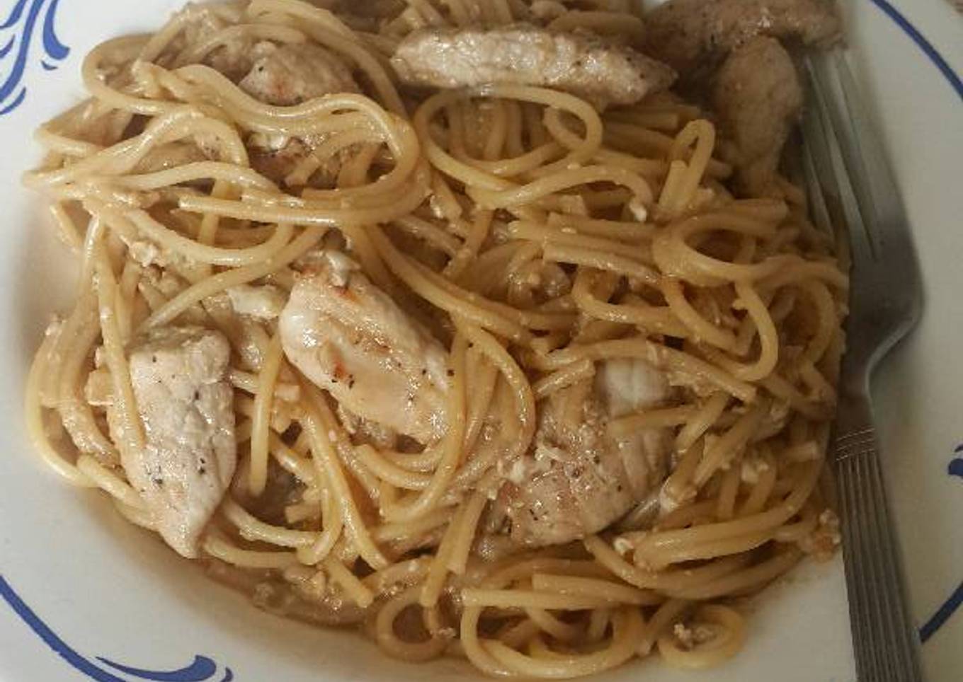 Spaghetti goreng saus teriyaki