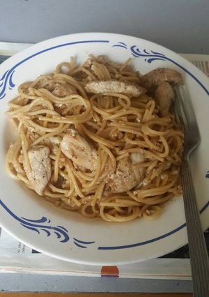 Foto resep Spaghetti goreng saus teriyaki