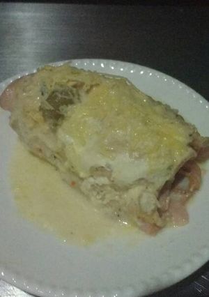 Una foto de Pechuga rellena