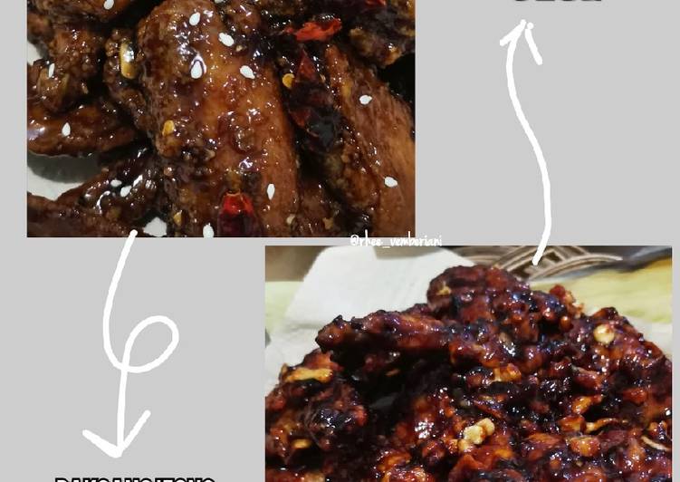 Langkah Mudah untuk Menyiapkan Yangnyeom Tongdak 양념통(Sweet, sour, &amp; spicy Korean fried chicken), Enak Banget