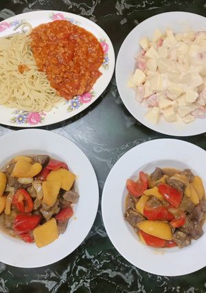 Hình của món Bò lúc lắc.