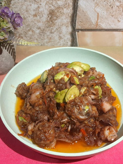 Foto resep Sambal cumi asin pete