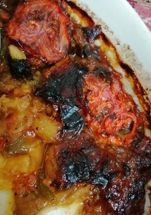 صورة لوصفة طاجن لحمة بالبصل والبطاطس يجنن 😋