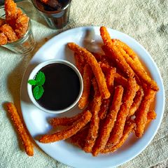 A picture of Churros with Chakli Maker.