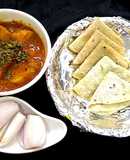 Kathi kababwith rumali roti