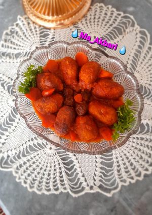عکسی از دستور 🎀کوفته سماق کردی