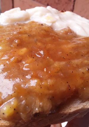 Una foto de Chutney de banana o plátano maduro🤔😊😁
