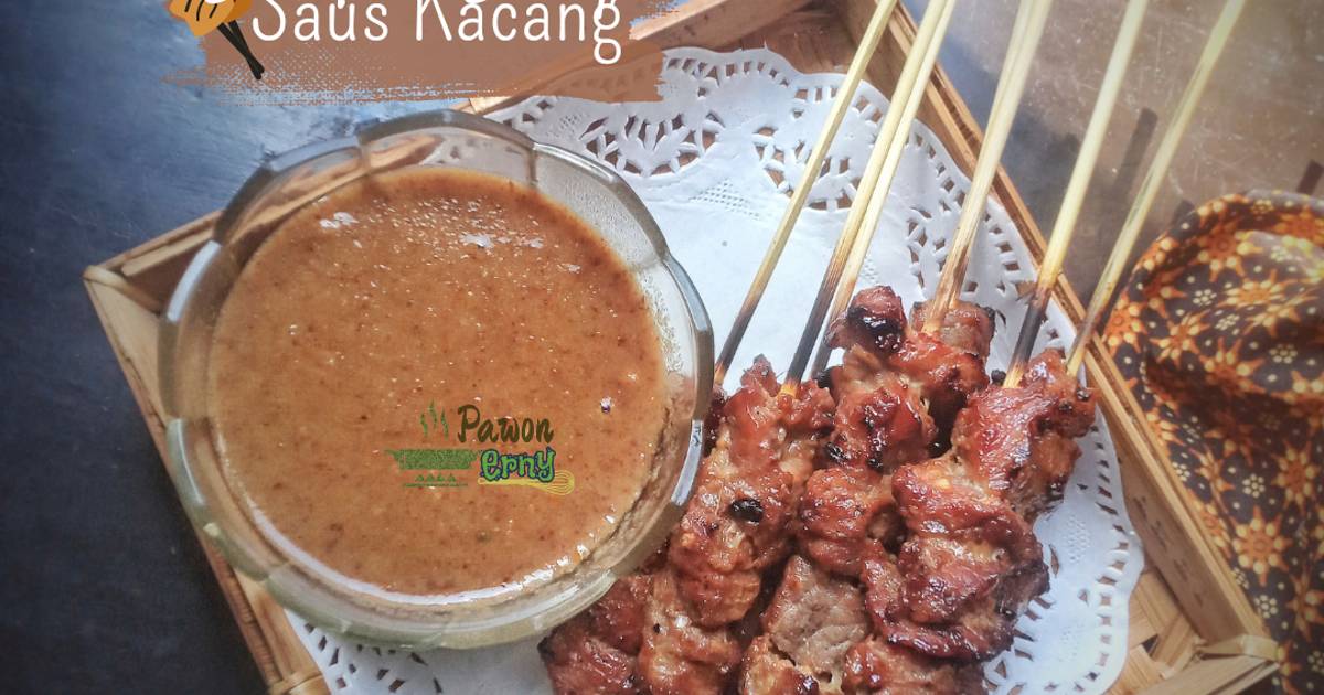 Resep 🍢Sate Sapi Saus Kacang🍢 oleh Erny Sulistyowati (Pawon Erny) Cookpad