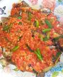 Ikan mujair sambal rinai