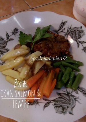 Foto resep Bistik Ikan Salmon & Tempe