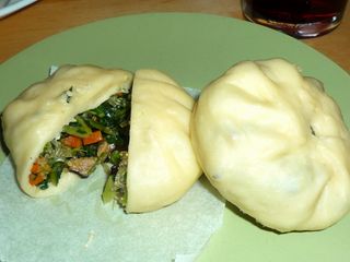 雪菜素包子