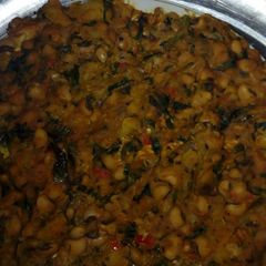 A picture of Porridge beans, potatoes and plantain.
