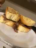 Texas Toast Philly Cheese Steak Sandwich