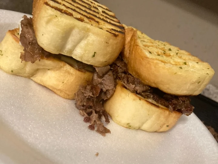 Simple Way Make Recipe Texas Toast Philly Cheese Steak Sandwich that is Delicious, Appealing}